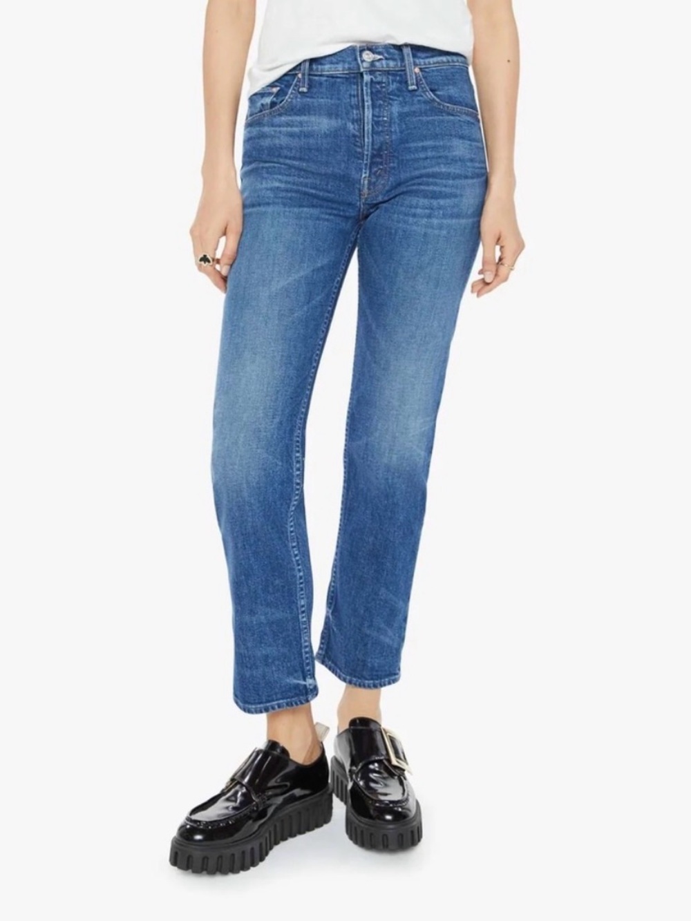 MOTHER TomCat Ankle Jeans